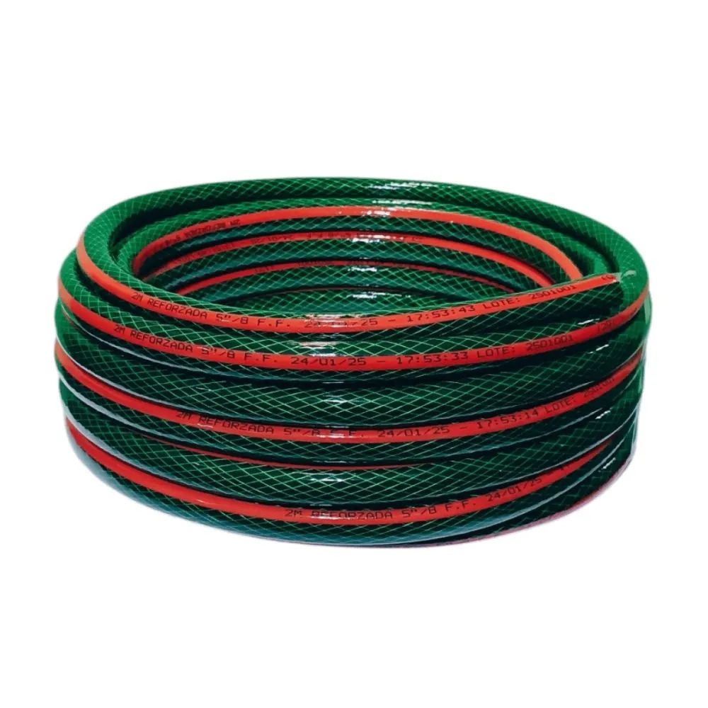 Manguera 1/2 Reforzada Verde/Rojo 2mx10m