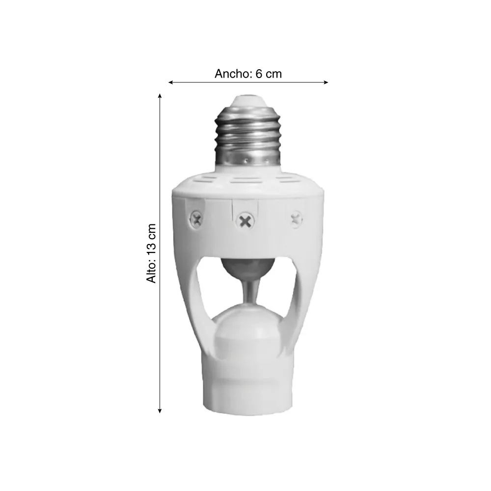 Sensor de Movimiento Werken Tipo Socket FLH02 Blanco - Imagen 2